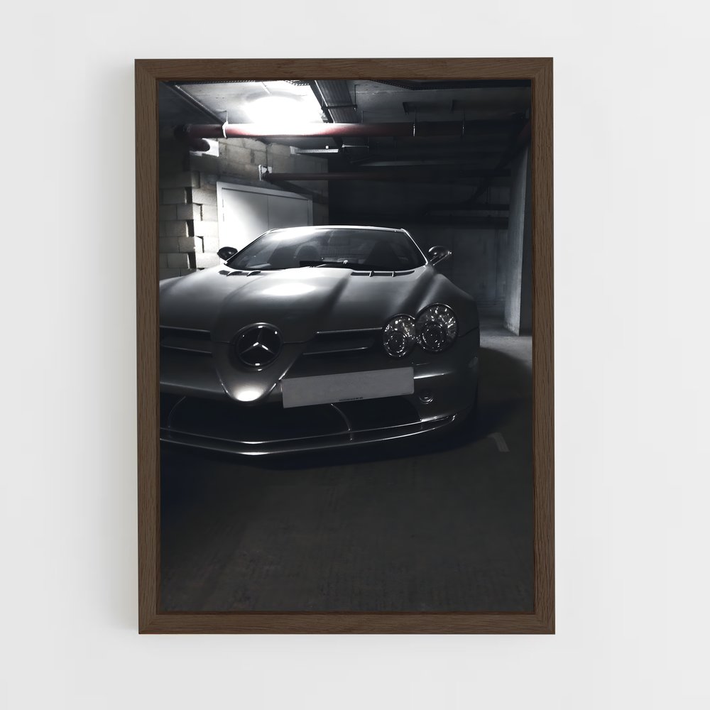 Poster Noir de Performance – affiche Mercedes (vue 5)